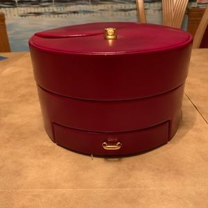 Luxury leather travel jewelry box, Designed & created in Malibu, CA NEW